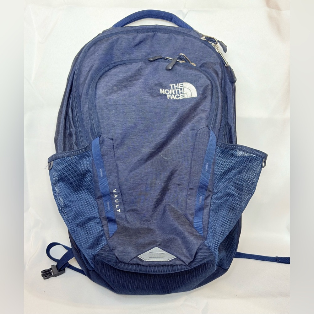 The North Face Vault Commuter Laptop Backpack Hiking Pack School Bag Navy Blue